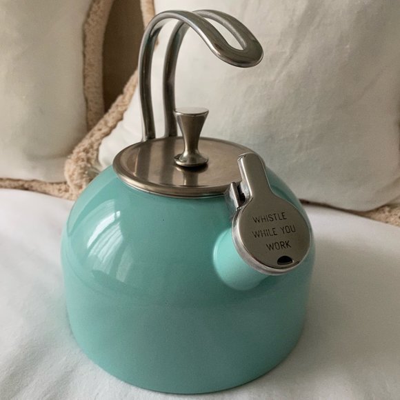 Kate Spade Turquoise Nolita Tea Kettle - EUC - Picture 2 of 6